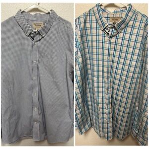 Duluth Trading Co 2x lot of 2 shirts
